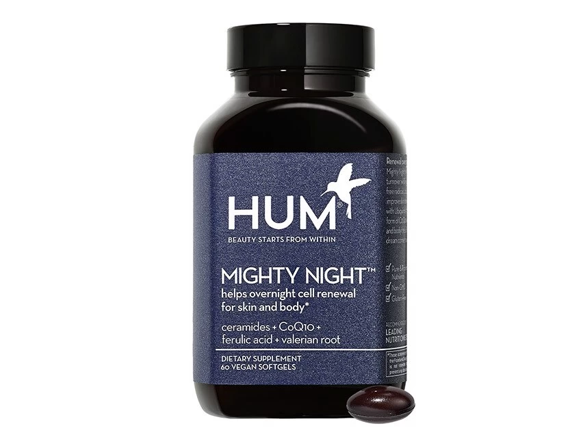 HUM Nutrition Mighty Night Overnight Renewal Supplement 3 HUM Nutrition Mighty Night Overnight Renewal Supplement