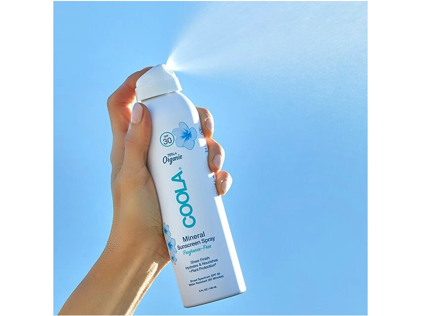 COOLA Mineral Body Organic Sunscreen Spray SPF 30 - Fragrance-Free 4 COOLA Mineral Body Organic Sunscreen Spray SPF 30 - Fragrance-Free - Image 2