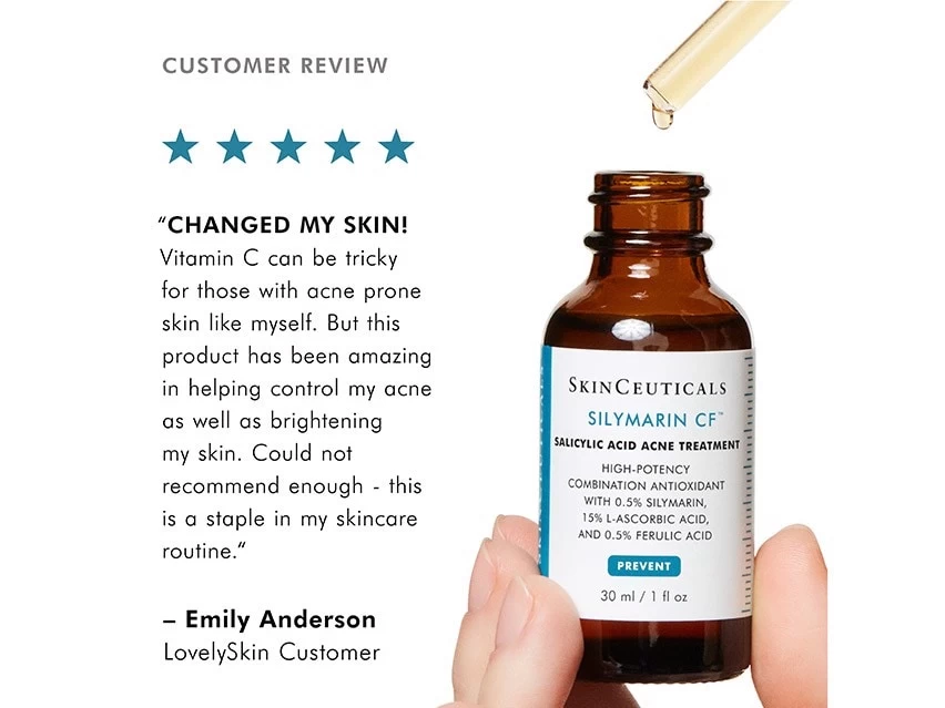 SkinCeuticals Silymarin CF Vitamin C Serum 7 SkinCeuticals Silymarin CF Vitamin C Serum - Image 5