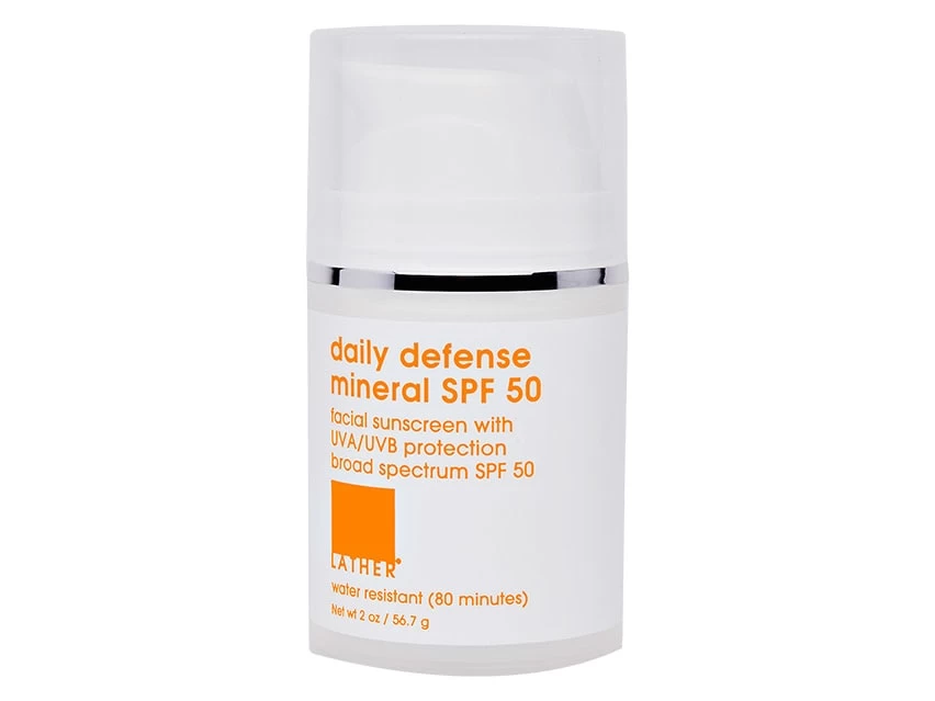 LATHER Daily Defense Mineral Sunscreen SPF 50 3 LATHER Daily Defense Mineral Sunscreen SPF 50