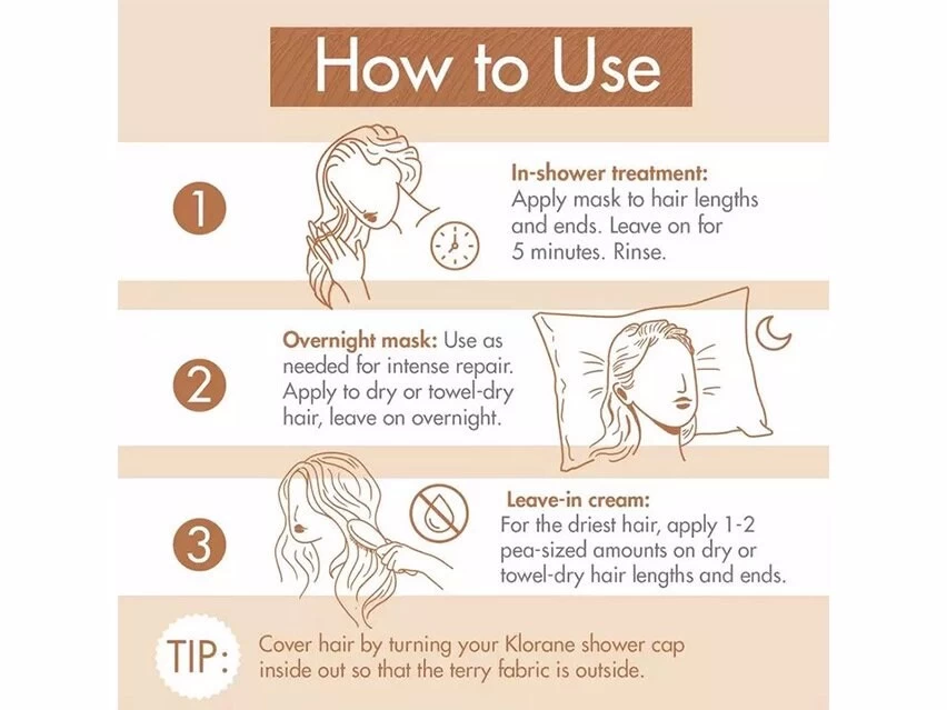 Klorane 3-in-1 Hair Mask With Organic Cupuaçu Butter 7 Klorane 3-in-1 Hair Mask With Organic Cupuaçu Butter - Image 5