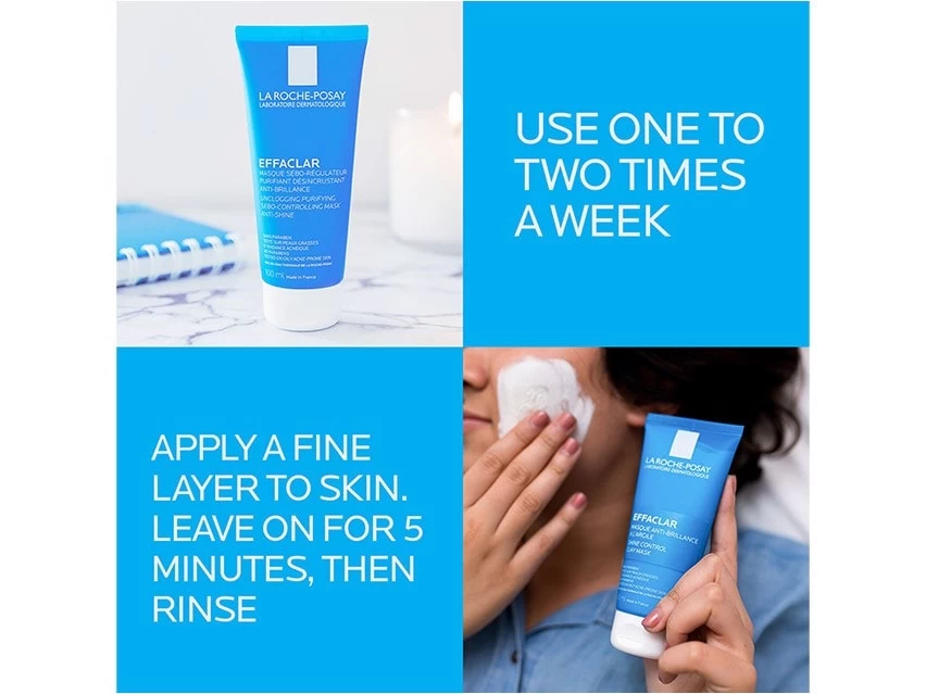 La Roche-Posay Effaclar Shine Control Clay Mask 6 La Roche-Posay Effaclar Shine Control Clay Mask - Image 4