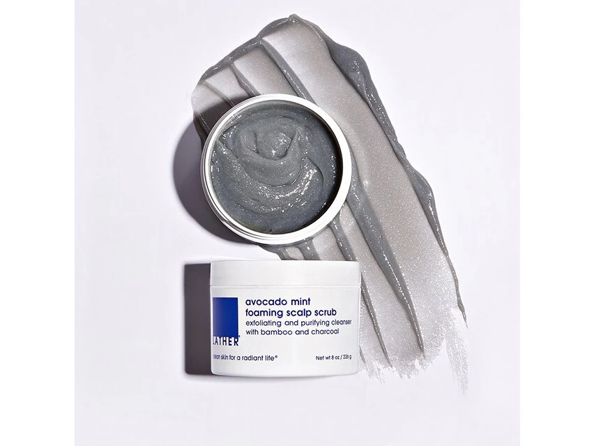 LATHER Avocado Mint Foaming Scalp Scrub 5 LATHER Avocado Mint Foaming Scalp Scrub - Image 3
