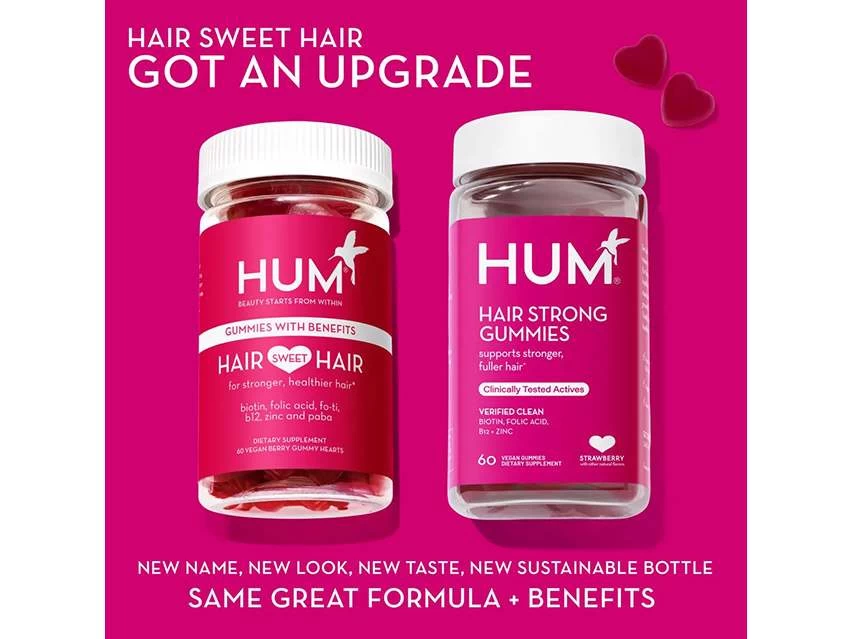 HUM Nutrition Hair Strong Vegan Gummies 5 HUM Nutrition Hair Strong Vegan Gummies - Image 3