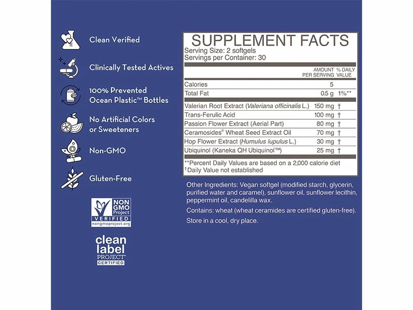 HUM Nutrition Mighty Night Overnight Renewal Supplement 8 HUM Nutrition Mighty Night Overnight Renewal Supplement - Image 6