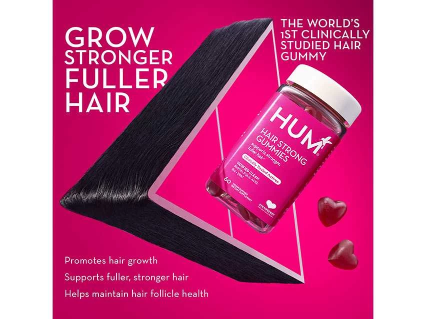 HUM Nutrition Hair Strong Vegan Gummies 8 HUM Nutrition Hair Strong Vegan Gummies - Image 6