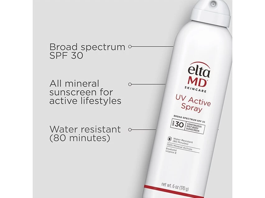 EltaMD UV Active Spray Broad Spectrum SPF 30 6 EltaMD UV Active Spray Broad Spectrum SPF 30 - Image 4
