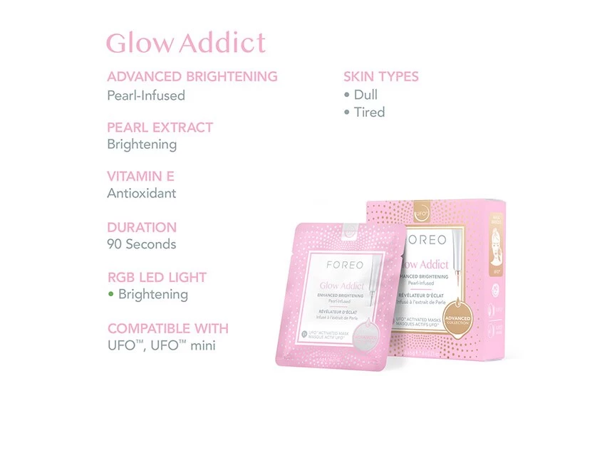 FOREO UFO Activated Mask - Glow Addict 5 FOREO UFO Activated Mask - Glow Addict - Image 3