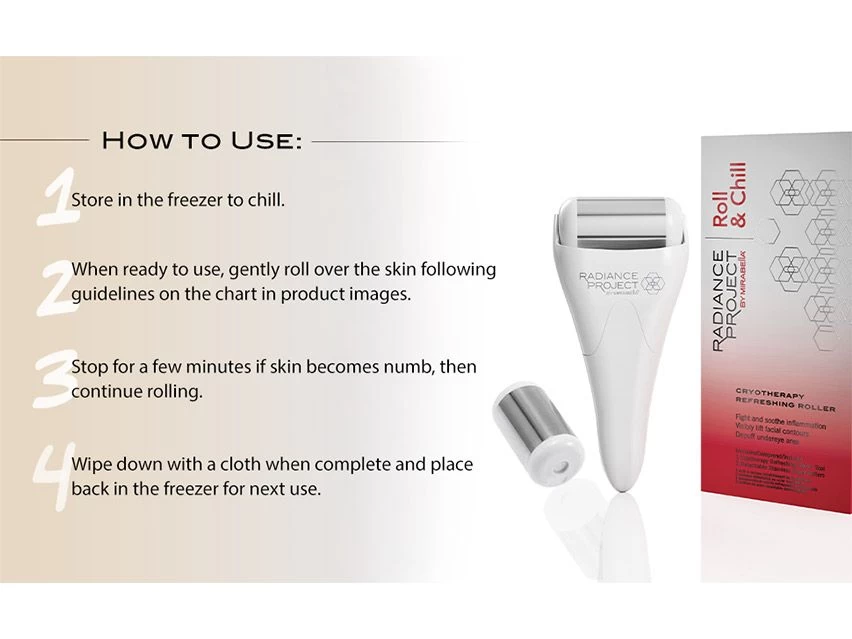 Mirabella Roll + Chill Cryotherapy Refreshing Roller 8 Mirabella Roll + Chill Cryotherapy Refreshing Roller - Image 6