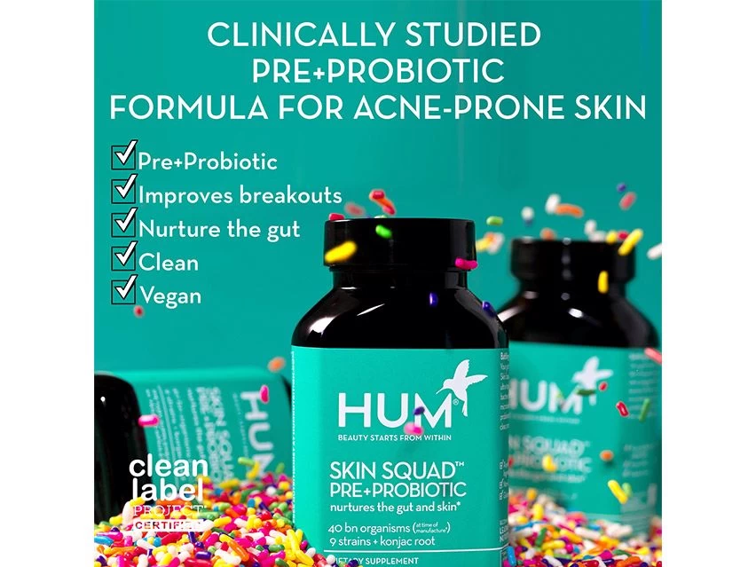 HUM Nutrition Skin Squad Pre+Probiotic Dietary Supplement 6 HUM Nutrition Skin Squad Pre+Probiotic Dietary Supplement - Image 4