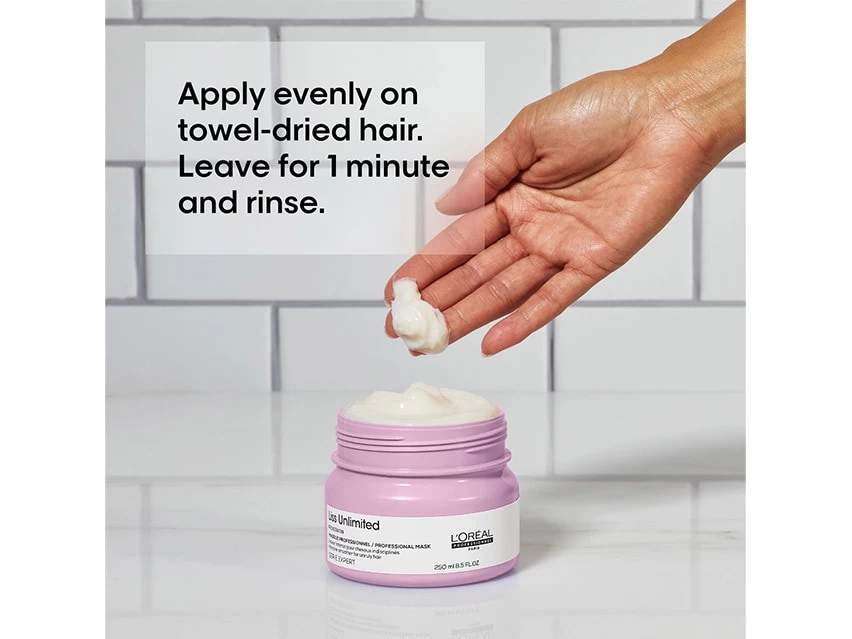 L'Oreal Professionnel Liss Unlimited Intense Smoothing Masque 5 L'Oreal Professionnel Liss Unlimited Intense Smoothing Masque - Image 3