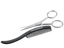 Tweezerman Moustache Scissors & Comb
