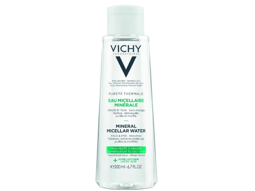 Vichy Pureté Thermale Mineral Micellar Water - Combination To Oily Skin 3 Vichy Pureté Thermale Mineral Micellar Water - Combination To Oily Skin