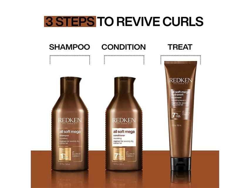 Redken All Soft Mega Curls Hydramelt Leave-In Treatment 6 Redken All Soft Mega Curls Hydramelt Leave-In Treatment - Image 4