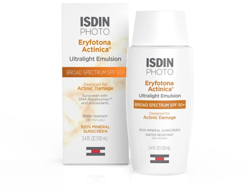 ISDIN Eryfotona Actinica Daily Lightweight Mineral SPF 50+ Sunscreen 3 ISDIN Eryfotona Actinica Daily Lightweight Mineral SPF 50+ Sunscreen