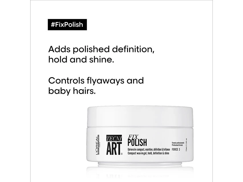 L'Oreal Professionnel Tecni.Art Fix Polish Compact Wax-in-Gel 5 L'Oreal Professionnel Tecni.Art Fix Polish Compact Wax-in-Gel - Image 3