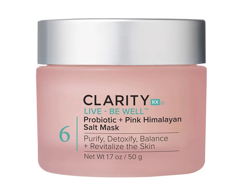 ClarityRx Live + Be Well Probiotic + Pink Himalayan Salt Mask 3 ClarityRx Live + Be Well Probiotic + Pink Himalayan Salt Mask