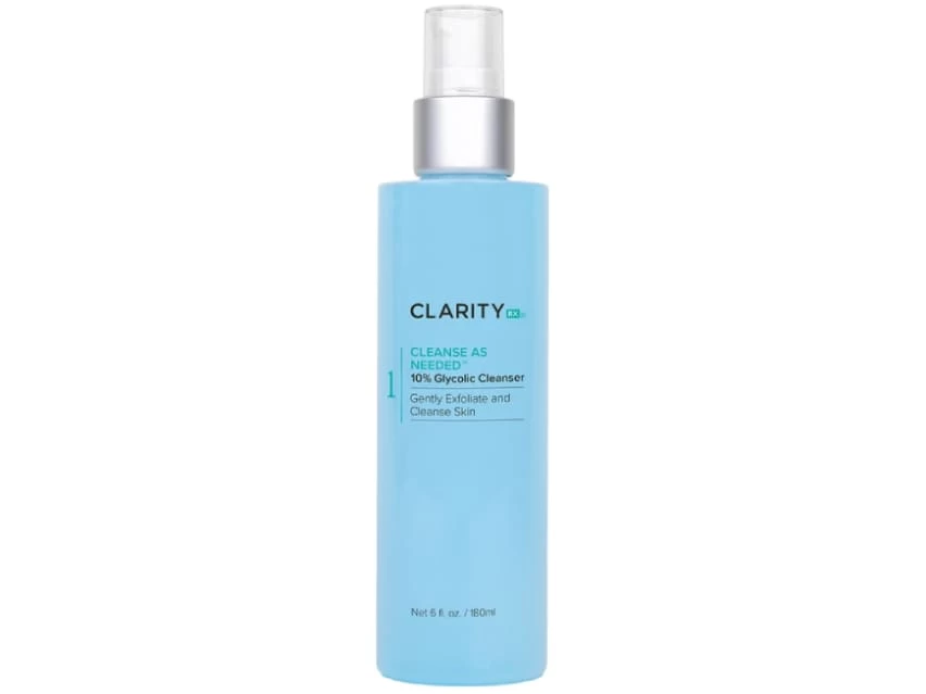 ClarityRx Cleanse As Needed 10% Glycolic Cleanser 3 ClarityRx Cleanse As Needed 10% Glycolic Cleanser