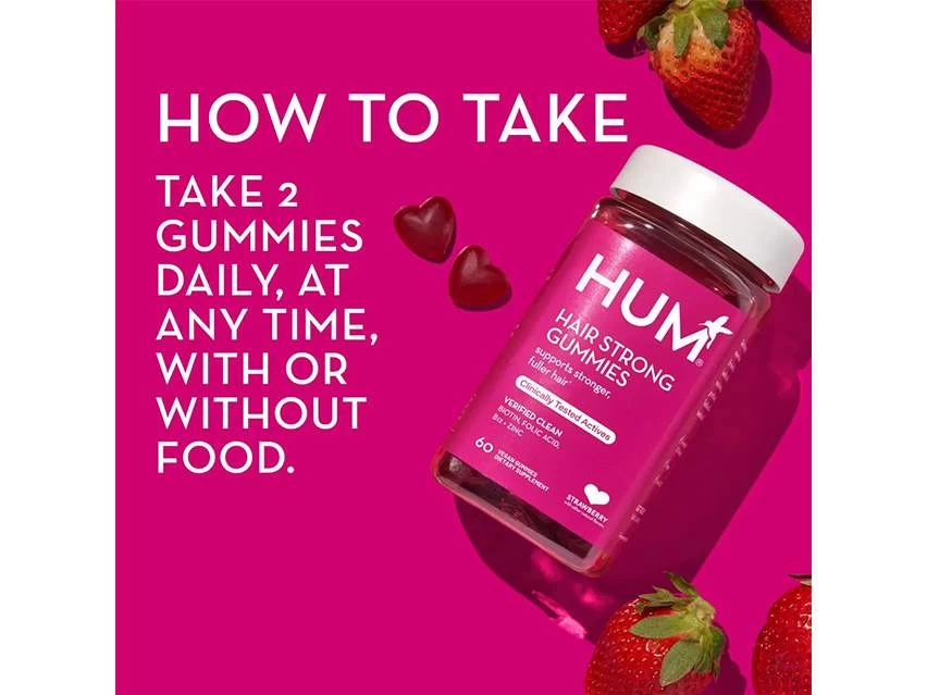 HUM Nutrition Hair Strong Vegan Gummies 9 HUM Nutrition Hair Strong Vegan Gummies - Image 7