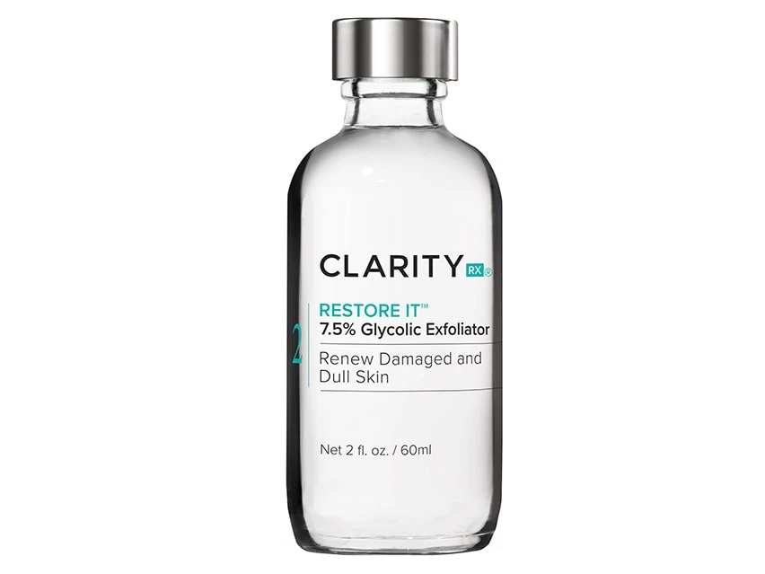 ClarityRx Restore It 7.5% Glycolic Exfoliator 3 ClarityRx Restore It 7.5% Glycolic Exfoliator