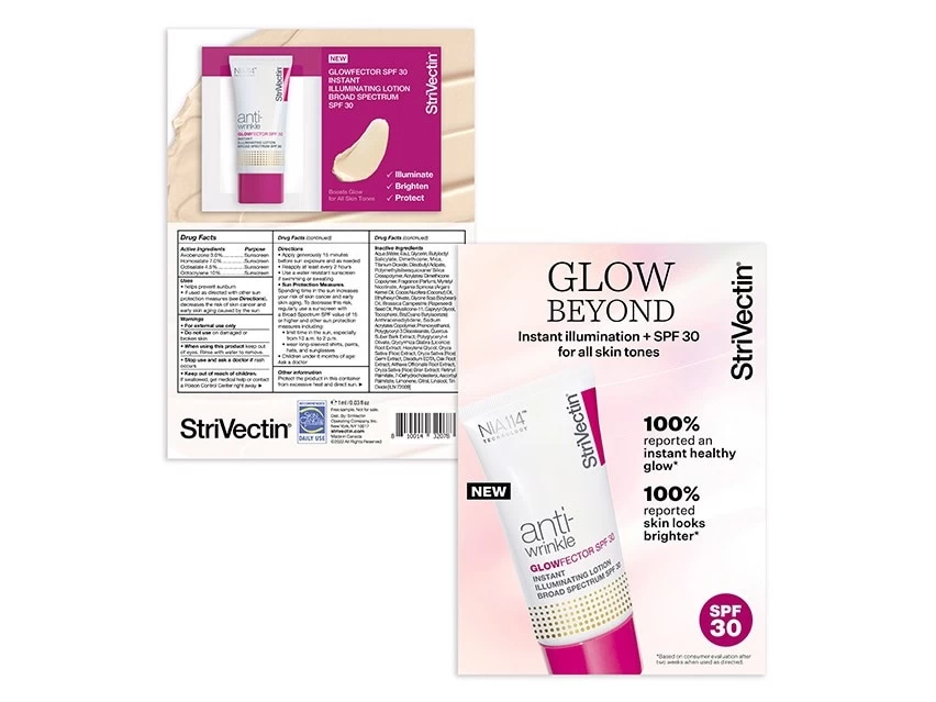 StriVectin Anti-Wrinkle Glowfector SPF 30 Instant Illuminating Lotion 5 StriVectin Anti-Wrinkle Glowfector SPF 30 Instant Illuminating Lotion - Image 3