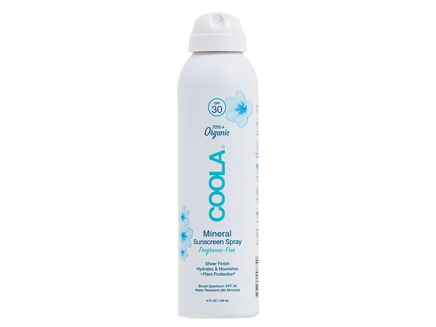 COOLA Mineral Body Organic Sunscreen Spray SPF 30 - Fragrance-Free 3 COOLA Mineral Body Organic Sunscreen Spray SPF 30 - Fragrance-Free