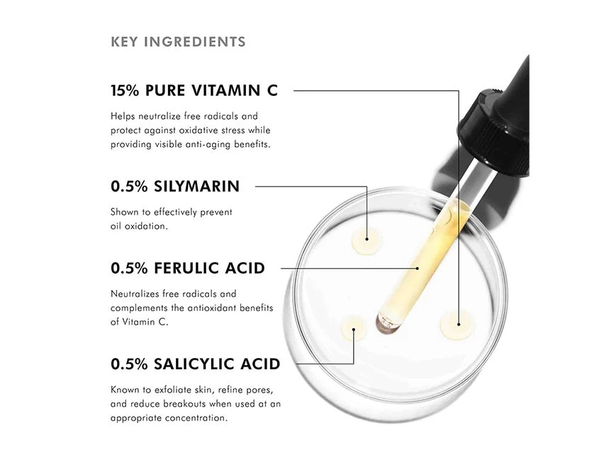 SkinCeuticals Silymarin CF Vitamin C Serum 5 SkinCeuticals Silymarin CF Vitamin C Serum - Image 3